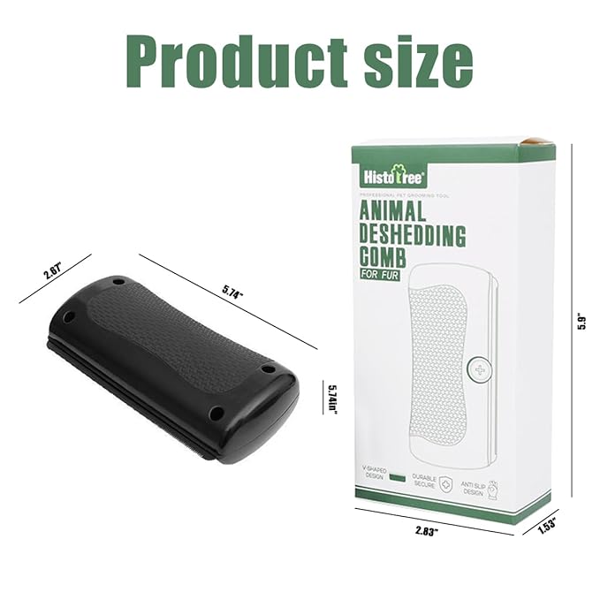 Handheld Dog Grooming Brush Deshedding Dog Brush for Dogs Cats Rabbits Horses Gentle Dog Deshedding Tool Ergonomic Dog Groomer Brush Horse Deshedding Tool Pet Defur Comb