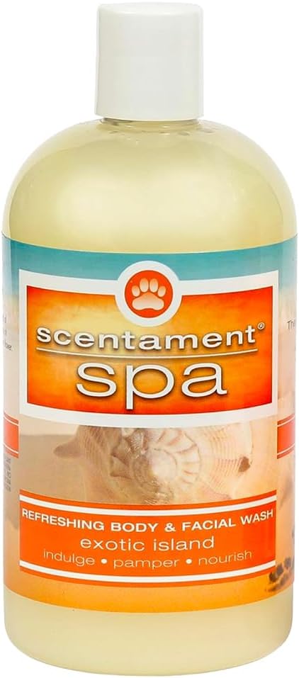 Best Shot Scentament Spa Seasonal Facial & Body Wash, Exotic Island, 16 oz