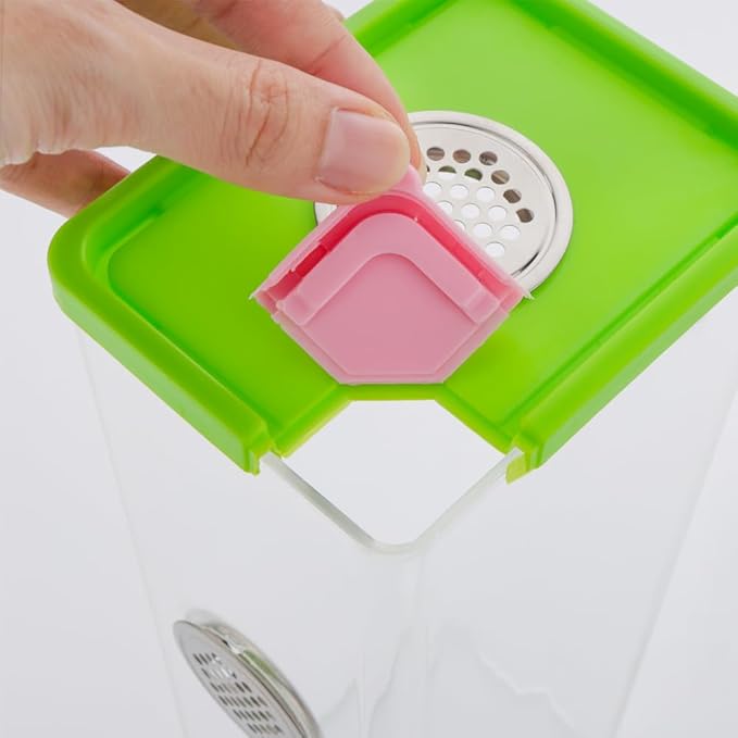 Tarantula Large Breeding Box Reptile Transparent Feeding Box Frog Cricket Snail Hatching Container Insect Habitat Cage(10.1" x 4.1" x 3.1")