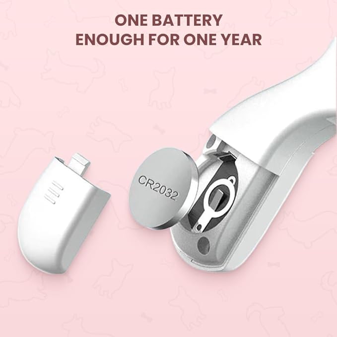 LED Pet Nail Clippers,Upgrade Cat Nail Clipper with Light,Cat Claw Trimmer Nail Clippers for Dogs,Trim Your Pets Nails Easy and Pain-Free Grooming Tool for Small Animals (Blue 2PCS)