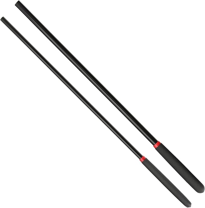 18-inch Horse Riding Crop 2-Piece Set, Black