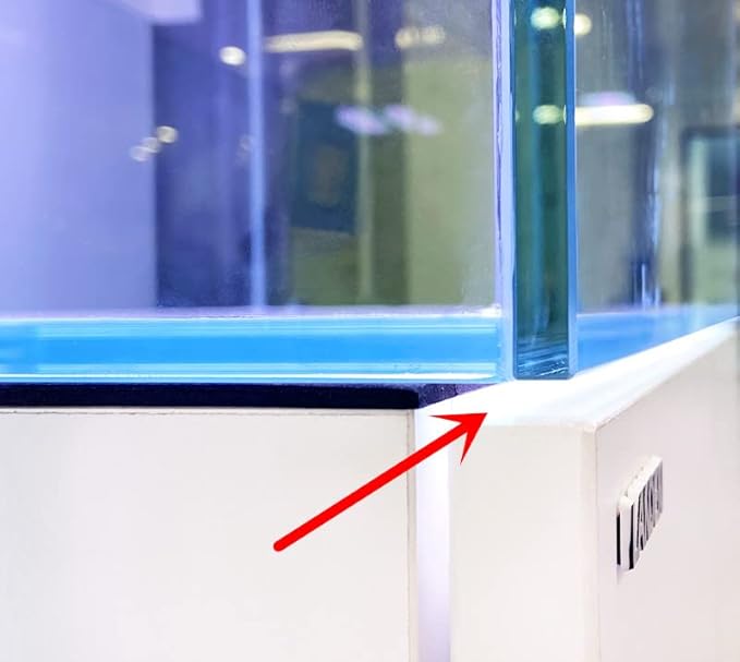 LANDEN Aquarium Stand and Cabinet, for up to 44Gal Tank, Fish Tank, Nano Foam Leveling Mat Included, Contemporary and Simple Design, Wooden Matte White Painted W35.5xD17.7xH31.49in (Stand Only)