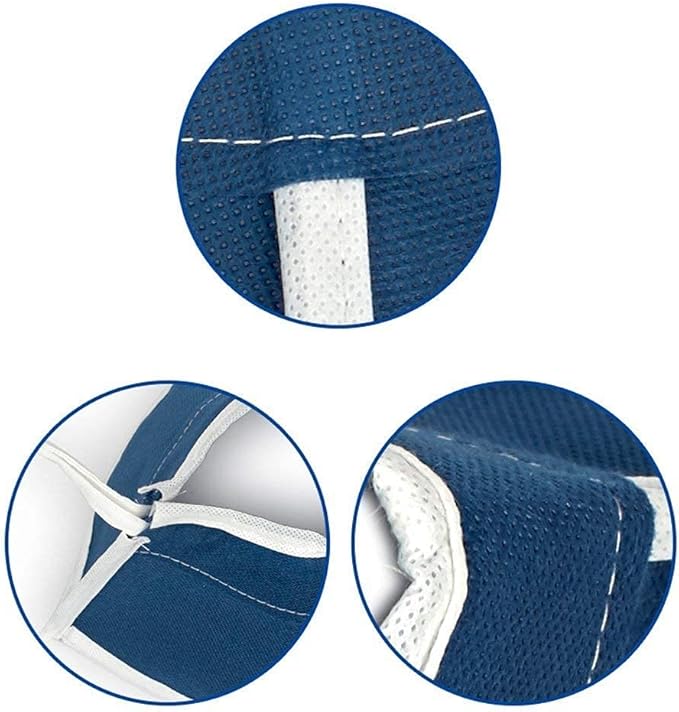 Soft Cat Recovery Collar Cat Cone E Collar Nonwoven Fabric Elizabethan Collar Loops-Protective Wound Healing Specially Designed for Cats and Puppies - Easy to Eat and Drink (M)