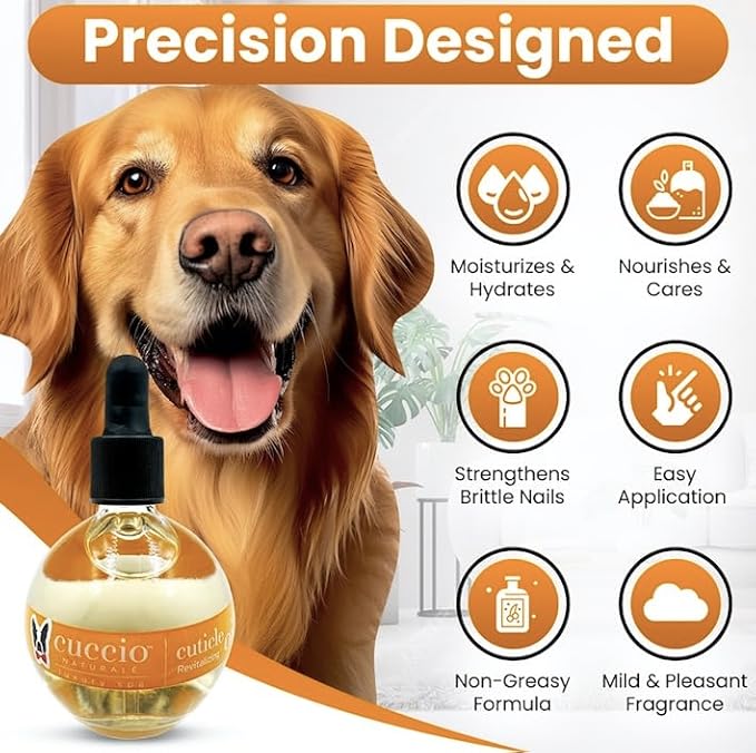 Warren London Dog Cuticle & Nail Revitalizing Oil | Moisturize, Strengthen, and Nourish | Vitamin E - Cruelty-Free, Non-Greasy Formula | Gentle Daily Care for Healthy Dog Nails & Paws