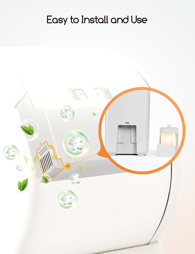 MeoWant Pet Odor Eliminator, Automatic Cat Litter Box Odor Deodorant Gel Only Suitable for MW-SC01 / MW-SC02 / LB02 Cat Litter Box 3Pcs