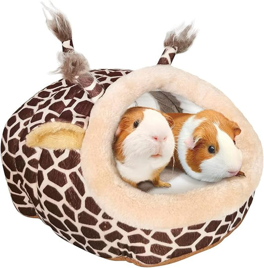 LEFTSTARER Guinea Pig Rat Bed and Hideout for Ferret Hedgehog Sleep and Hide, Hamster Small Pet Animals Supplies Toy Cage Accessories Nest