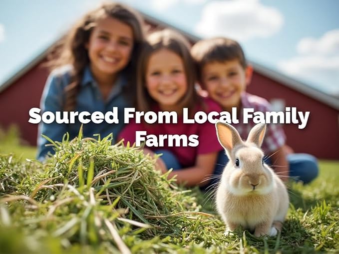 Blue Mountain Hay | Fresh Alfalfa Hay (48 Ounce) | High Leaf Retention | Nutritious High-Altitude Hay Pet Food for Rabbits, Guinea Pigs, Chinchillas, Hamsters, and Other Small Pets