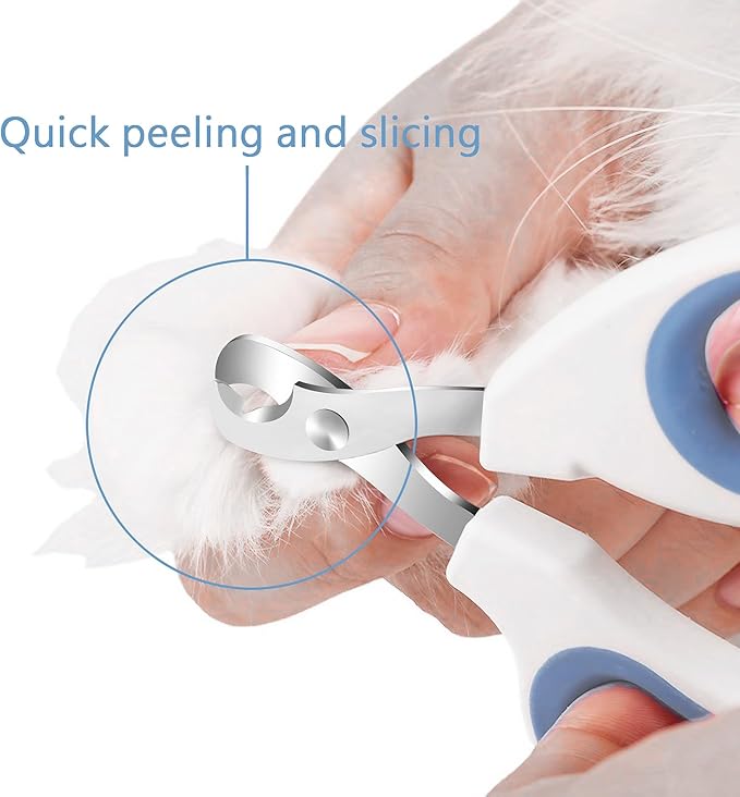 Cats & Dogs Pets Nail Clippers & Trimmers Rabbit Nail Clippers cat Nail Clippers for Indoor Cats cat Claw Clippers with Safety Guard Professional Grooming Tool for Cat Kitten