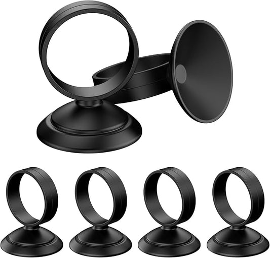 Pawfly 6 Pcs Fish Tank Tube Light Suction Cups Aquarium Suction Cups for 1" to 1.5" Wide Aquarium Tube Light Holders Suckers with 1 Inch Elastic Rubber Ring (Not for Airline Tubing)