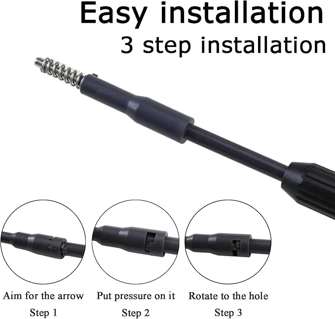 AQUANEAT 6 in 1 Fish Tank Cleaning Tools, Aquarium Cleaner Set with Adjustable Handle, Including Algae Scraper, Sponge Pad, Fish Net, and Brush