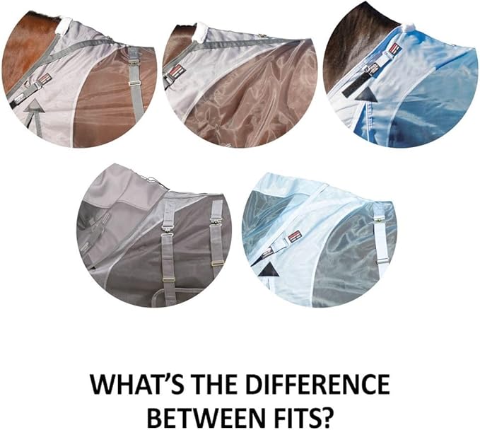 Schneiders Mosquito Mesh II Adjusta-Fit Horse Fly Sheets | Insect & UV Protection for Horses | Durable 350D Mesh | Reflective Safety Stripes