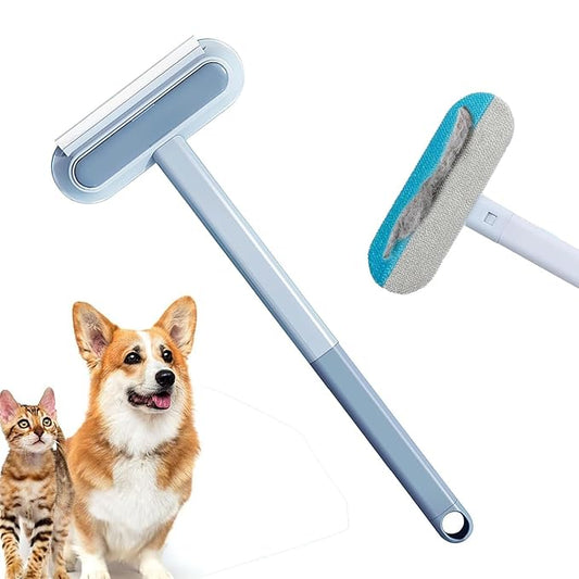 Reusable Pet Hair Remover Brush Multifunctional Long Handle 2025 New 4 in1 Cat and Dog Hair Removal for Couch Washable Lint Cleaner for Dog and Cat Hair, Gentle on Furniture