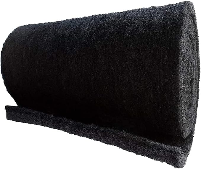 CFS – Pack of 2, Cut to Fit Carbon Infused Filter Pad Media for Clean & Clear Fish Tank and Ponds – Fresh & Filtered Water for Aquariums – Charcoal Filter Pads – Black – 10.5" x 72"