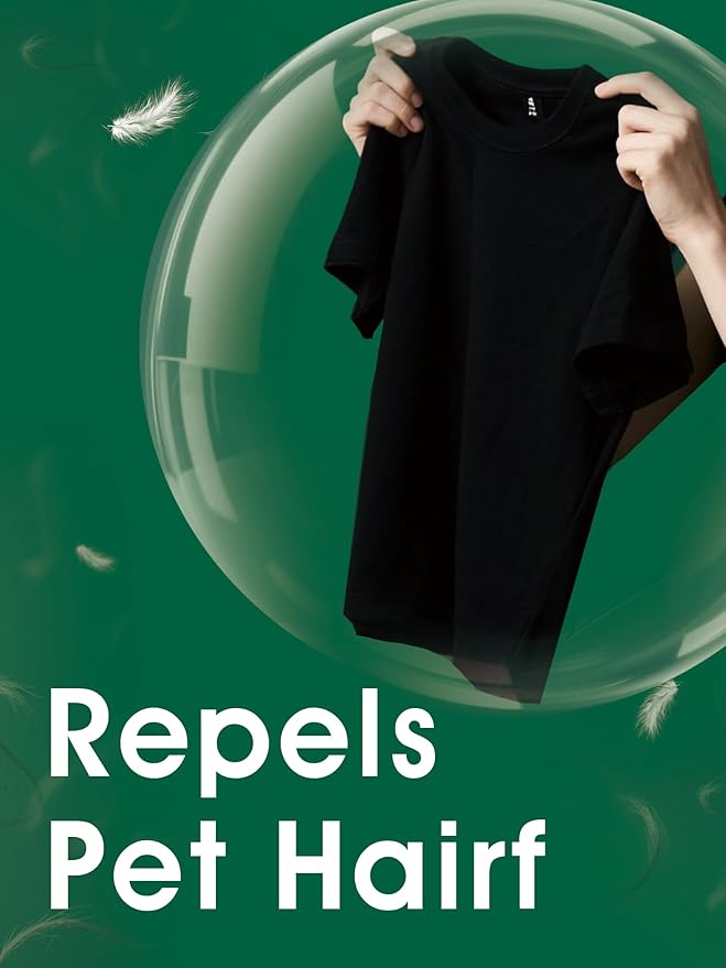 Pet Hair Remover for Laundry, 90% Fur Removal, Fabric Softener Liquid(Non-Dissolving) + Stain Remover, Removes Residue & Odors, Cedar Scent – 27 fl oz, 32 Loads