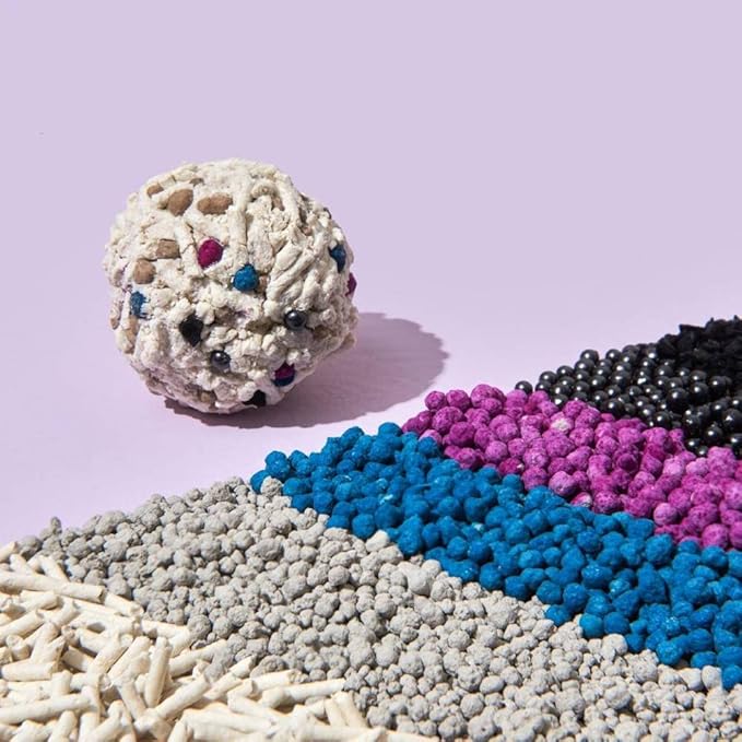 Mixed Tofu Cat Litter, Heavy Duty Flushable Kitty Litter, 5.5Lb/88Oz Original 12 Pack