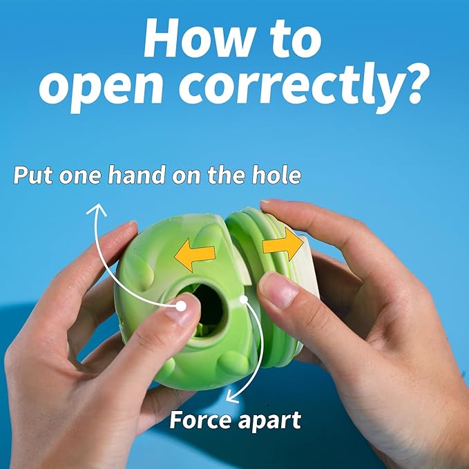 Dog Toy, Frozen Treat Toys, Treat Dispensing Chew Toy for Small Medium Large Dogs, Long-Lasting Interactive to Keep Pup Distracted & Reduces Anxiety, Freezable Fillable Dog Puzzle Toys - Green