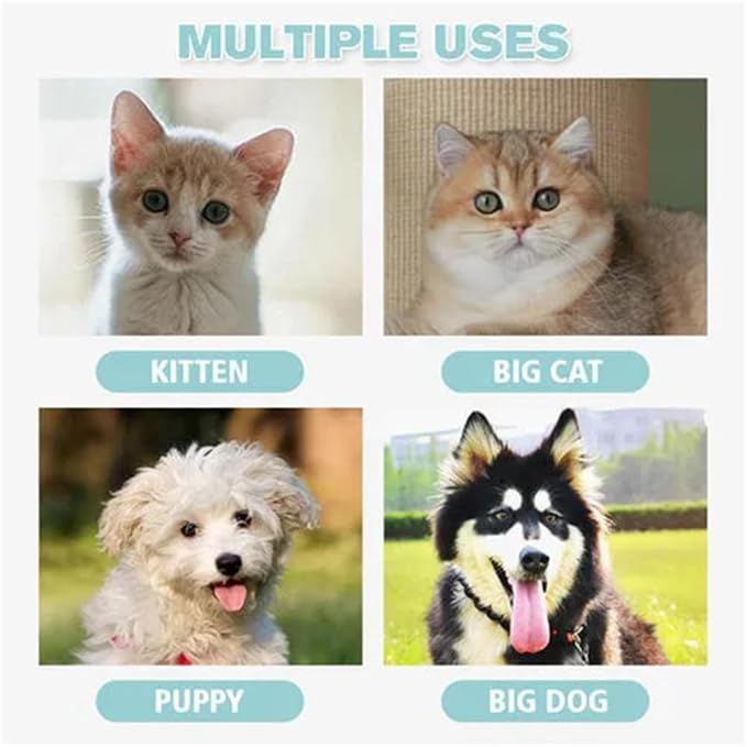 LED Pet Nail Clippers,Upgrade Cat Nail Clipper with Light,Cat Claw Trimmer Nail Clippers for Dogs,Trim Your Pets Nails Easy and Pain-Free Grooming Tool for Small Animals (Pink 2PCS)