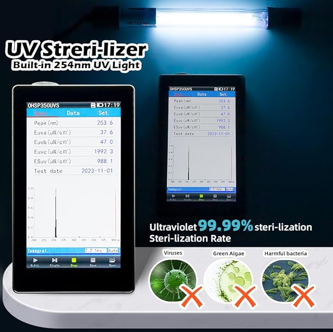Aquarium Filter for 100-400 Gallon Tank, U-V Fish Tank Green Clean Machine Submersible Powerful Pump Canister Filter 600GPH for Pond Turtle Tank Saltwater Freshwater Crystal Clear Green Killing