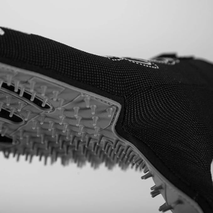 Seibertron Patented P.G.M.G-1 Pet Hair Remover/Deshedding Grooming Gloves Seven Sizes Fit All Works for Dogs, Horses, Cats and Other Animals Short Fur(1-Pair) Adult Black XL