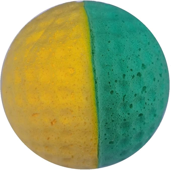 YnFag Foam Balls Soccer Balls Cat Toys for Indoor Cats (12Pcs Two-Color Golf)
