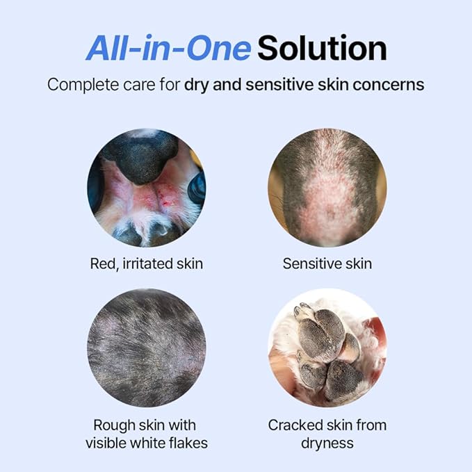 PetO'CERA Intensive Ointment- Ultimate Skin Relief & Wound Care for Dogs & Cats, Hot Spot, Rash & Scratching Soother, Heals Cracked Paws, Dry & Irritated Skin, High Moisture Rescue Balm, 20g