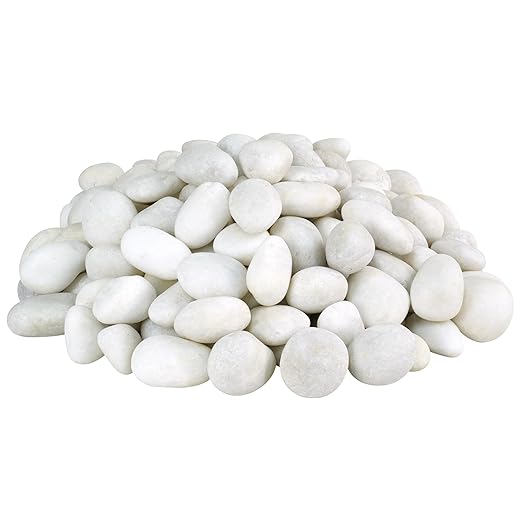 White River Rocks 40lbs, 2-3 Inch Natural Unpolished Bulk Pebbles, Hand-Picked Premium Stones for Landscaping and Garden Design Fish Tank, Flower Pots, Pathways and Backyard
