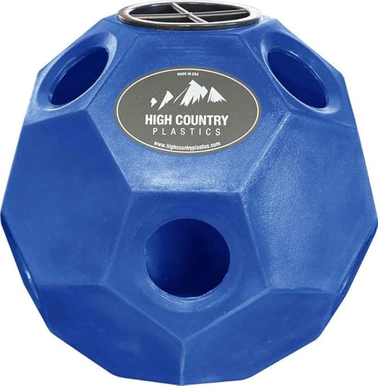 High Country Plastics Hay Play Ball Blue