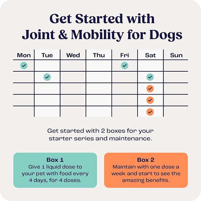 Summit Canine Joint and Mobility Supplement for Medium Dogs, All Natural Liquid Chondroitin, Liposomal Delivery for Arthritis, Hip & Joint Support Vitamin, (Dogs, 25-75lbs)