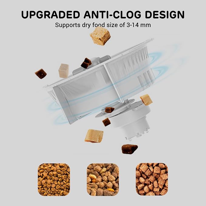 FW54 5G/2.4GHz WiFi Automatic Feeder and Waterer 2-in-1 Set for Pets, 300 oz Large Capacity for 2 Weeks, Perfect for Working Parents