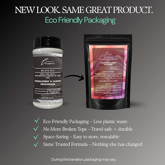 Spellbound Carpet Freshener Powder: Powerful Odor Eliminator for Home, Upholstery Deodorizer, Carpet Deodorizer, Pet Urine, Cat Litter Box - Spellbound Fragrance