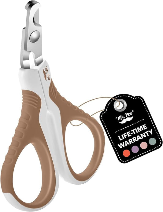 Mr. Pen Cat Nail Trimmer - Brown, Claw Clippers for Cats & Kittens, Also Suitable for Small Dogs