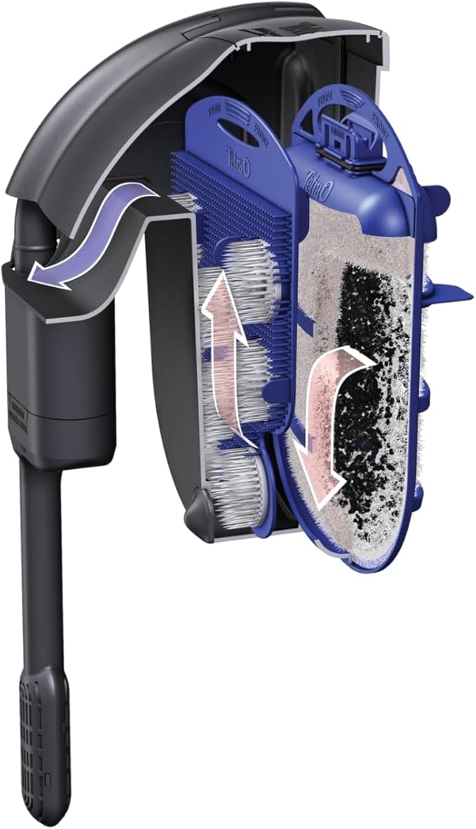 Tetra Whisper EX 30 Filter For 20 To 30 Gallon aquariums, Silent Multi-Stage Filtration, Blacks & Grays