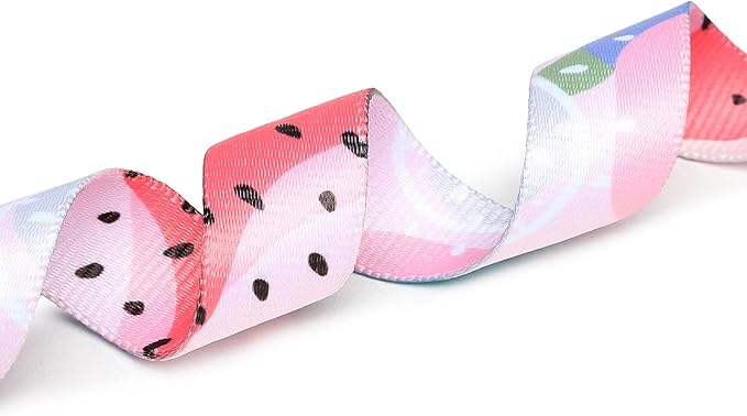 Mercano Adjustable Dog Collar - Special Design Patterns, Soft Nylon Comfortable Durable Pet Collar for Small Medium Large Dogs (S, Watermelon)