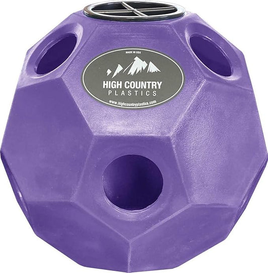 High Country Plastics Hay Play Ball Purple