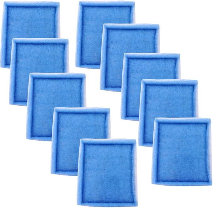 Fish Tank Filters, Aquarium Filter Cartridge Compatible with Rite-Size C & Fit for EZ-Change #3 20-40/30-60 Gallon Fish Tank Power Filter Replacement, 10PACK