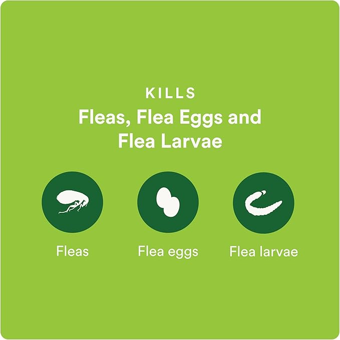 Plus Flea Prevention For Cats, Cat and Kitten Treatment & Control, Small and Large, Fast Acting Waterproof Topical Drops, 4 Month Supply