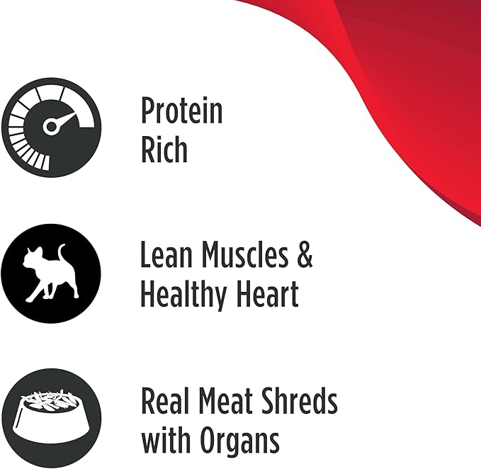 Nulo Real Shreds with Organ Meat Wet Canned Cat Food, Variety Flavors, 2.8 Ounce, 12 Cans