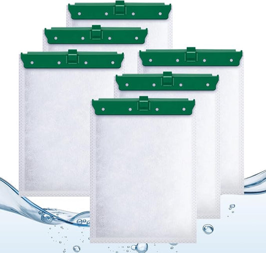 6 Pack Medium Aquarium Filter Cartridge for Whisper Bio Bag Power Filters, Medium Filter Cartridges for Repto Filter