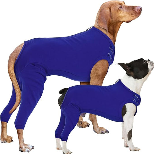 Nanaki Dog Surgery Suit Female Spay, Leg Sleeves for Dog Rear Legs, Doggy Onesie for Surgery Female, Doggy Recovery Suit Male Abdomen, Pet Wound Care Heal Protector, Surgical Suits for Pet Spay