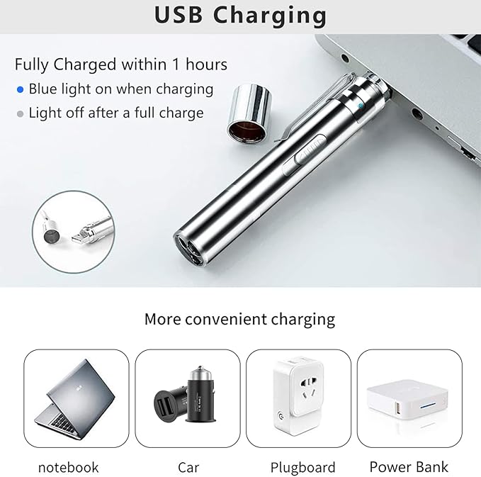 Laser Pointer Cat Toys USB Rechargeable Interactive Cat Laser Pointer with 5 Exciting Laser Patterns Torch UV and Infrared Modes Safe Pet Playtime Multi-Use Toy for Cats and Pet Owners