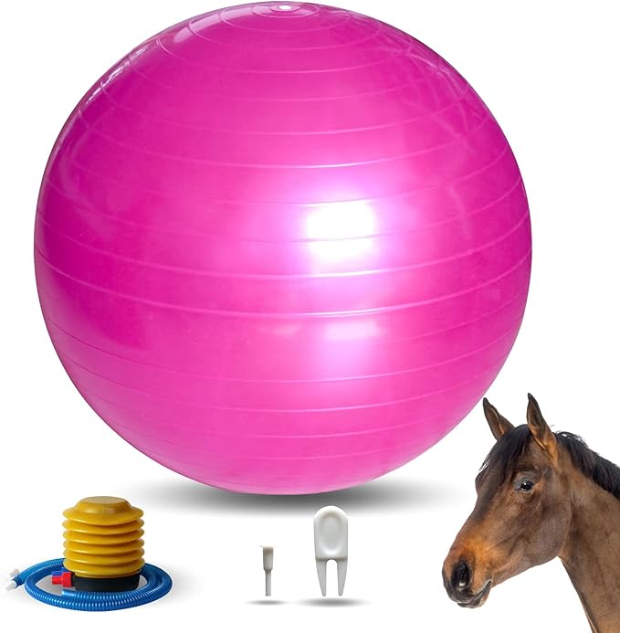 17 Inch Horse Play Balls Anti-Burst Herding Ball for Horse Mega Equine Ball for Play Training Horses Soccer Balls