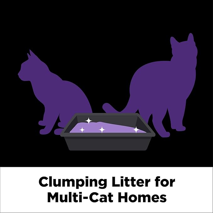 ARM & HAMMER Clump & Seal SLIDE Platinum Multi-Cat Clumping Litter, Easy Clean, Superior Odor Control, 18 Lbs