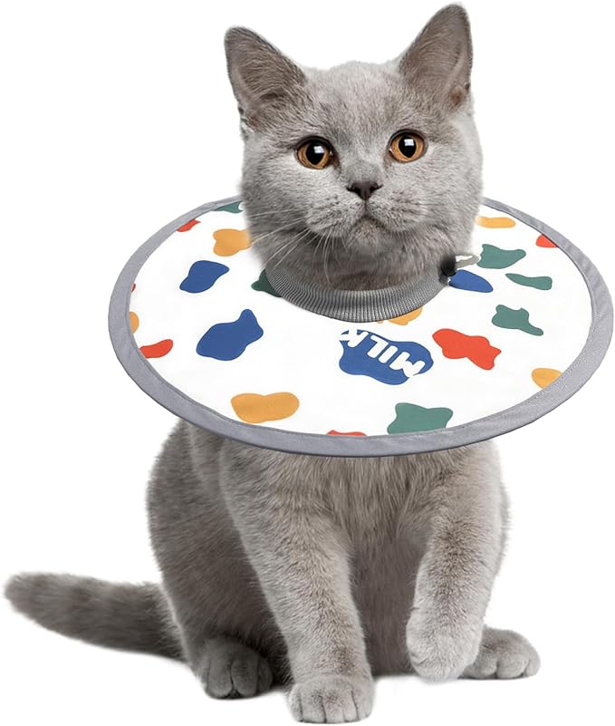 LOS ANDES Recovery Collar - Adjustable Protection, Alternative to Cat Neck Cones, Lightweight and Safe for Kittens and Puppies