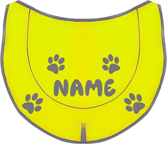 Custom Reflective Dog Vest High Visibility Reflective Jacket for Dogs Hunting Safety Gear with Elastic Strap & Clasp, Comfortable, Perfect for Day and Night Walks!