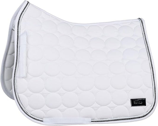 HORZE Marquess Quilted Quick-Dry Dressage Saddle Pad with Crystal Trim