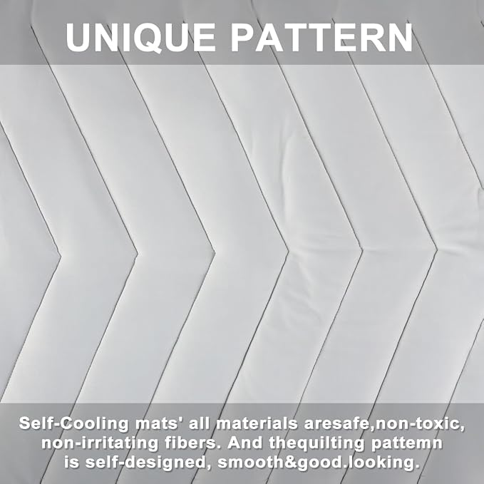 Dog Cooling Mat for Large Dogs 40 x 28''Self Coolings Foldable Cooling Pad,Q-MAX>0.5 Washable Ice Cool Fabric-Cool on Contact，Easy Washable Pet Pad for Kennel Sofa Floor Car Seats in Summer