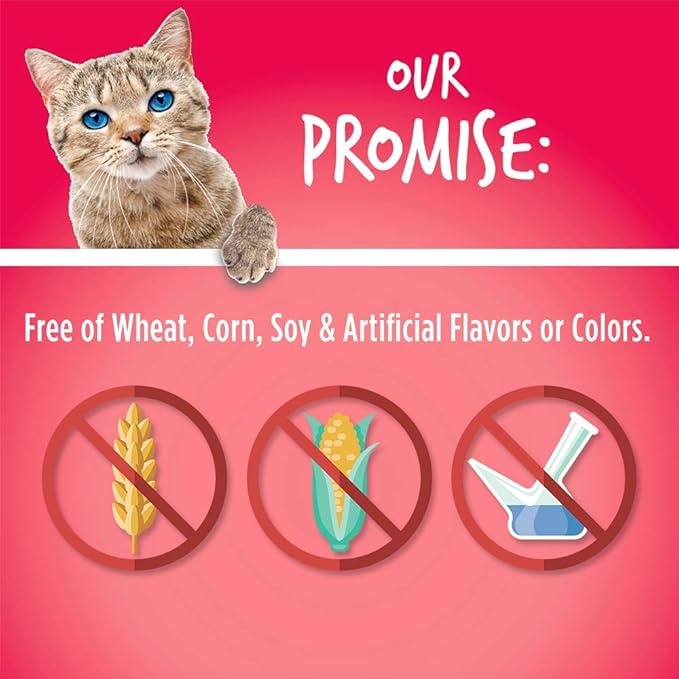 Fruitables Cat Treats Crunchy Salmon & Cranberry Cat Treats Healthy Low Calorie, High Protein Wheat, Corn & Soy Free 30 Ounces