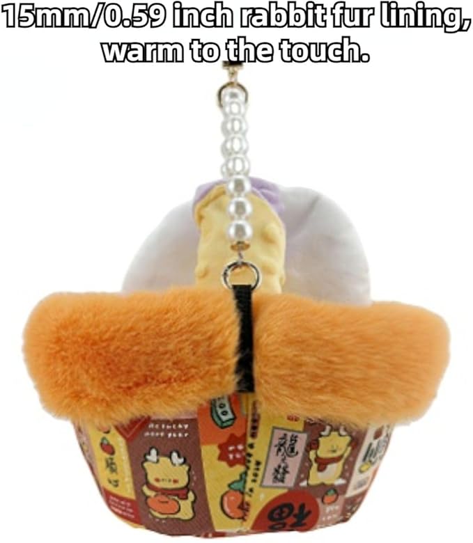 Sugar Glider Carrier Cage with Warm Nest, Cushion, Mat and Safe Lock, Portable Cages with Chain, Small Animals Travel Carrier Plastic Breathable Outgoing Box for Hamsters (Yellow)