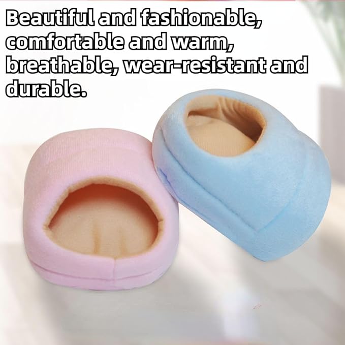 Rat Hamster House Bed Winter Warm Small Pet Squirrel Hedgehog Chinchilla Rabbit Guinea Pig Bed House Cage Nest Hamster Accessories (Blue,Small)