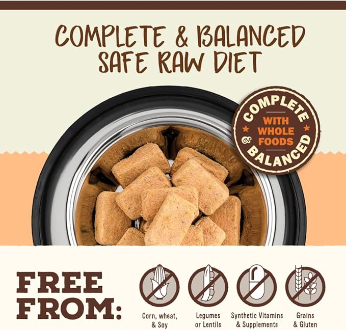 Primal Freeze Dried Raw Cat Food Nuggets Pork, Complete & Balanced Meal or Topper, Premium, Healthy, Grain Free, High Protein Raw Cat Food with Probiotics (14 oz)